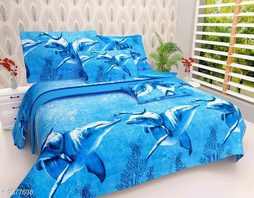 Beautiful 3D Printed Double Bedsheet